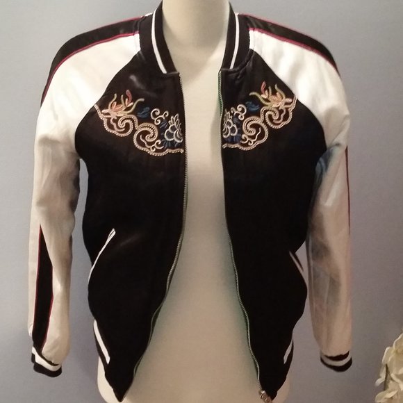 Topshop reversible two in one bomber jacket  EUC - Picture 2 of 8